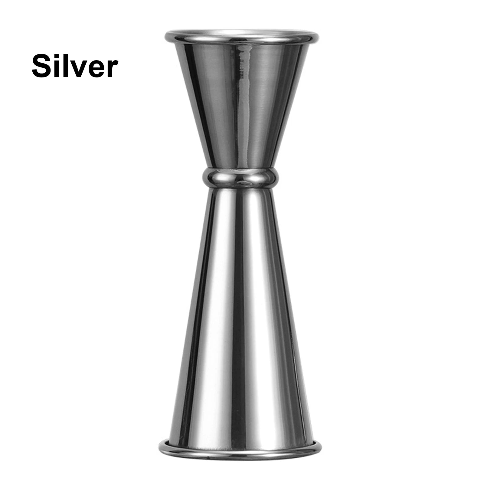 15-50ml New Dual Shot Stainless Steel Measure Cup Cocktail Shaker Drink Spirit Measure Jigger Kitchen Bar Barware Tools