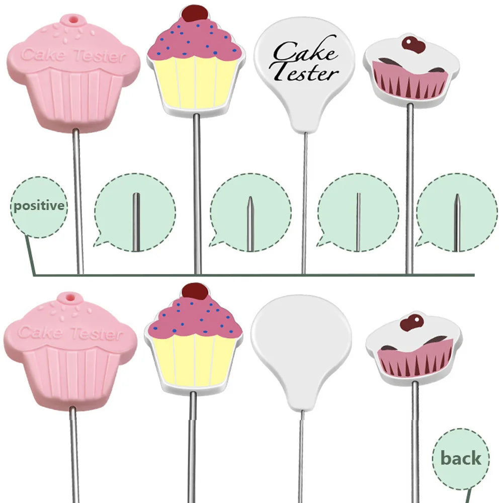 Durable Stainless Steel Pastry Accessories Kitchen Utensil Skewer Testing Cupcake Probe Biscuit Needle Baking Tool Cake Tester