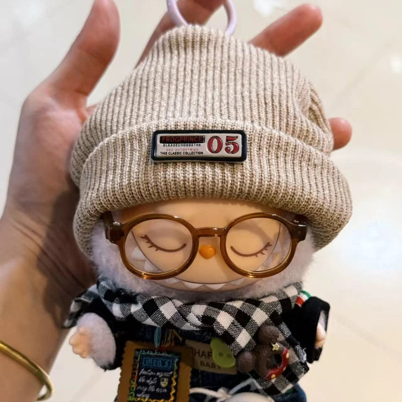 17cm Cute Mini Plush Doll'S Clothes Outfit Accessories For Korea Kpop Exo Labubu Idol Dolls Skirt Hat Clothing DIY Kids Gift