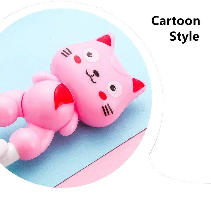 Cute Cat Baby Kids Children Cartoon Beginner Easy Use Fun Learning Training Helper Chopsticks for Child Gifts Cute Chopsticks