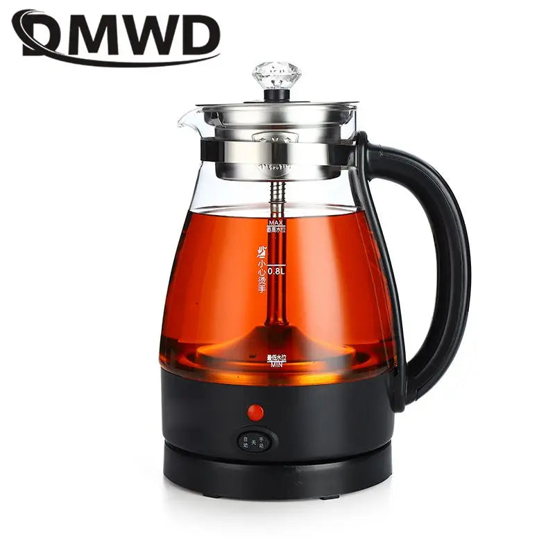 1L Automatic Steam Tea maker Electric kettle Glass Teapot Scented Tea Brewer health Tea Infuser Pot Coffee Warmer Water boil set