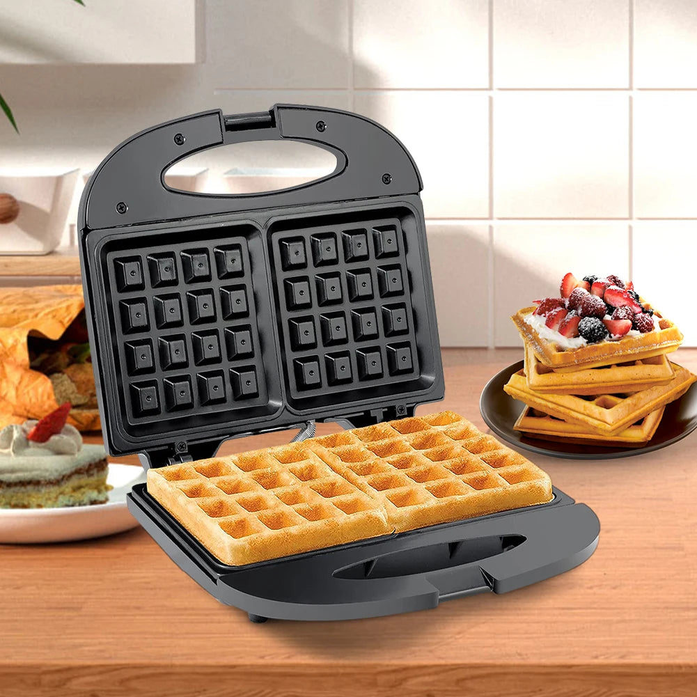 Waffle Maker Belgian Waffle Maker Portable Waffle Making Machine Non Stick Mini Waffle Maker Machine for Waffles Sandwiches
