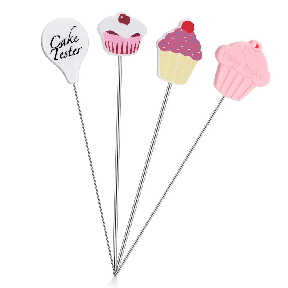 Durable Stainless Steel Pastry Accessories Kitchen Utensil Skewer Testing Cupcake Probe Biscuit Needle Baking Tool Cake Tester