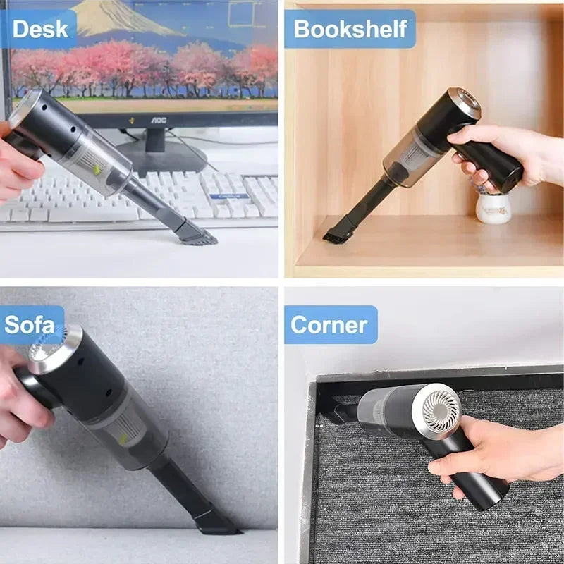 New 2900000PA 120w Car Vacuum Cleaner Wireless Super High Powerful 3 in 1 Wet Dry Dual Use Portable Handheld Vacuum Cleaner