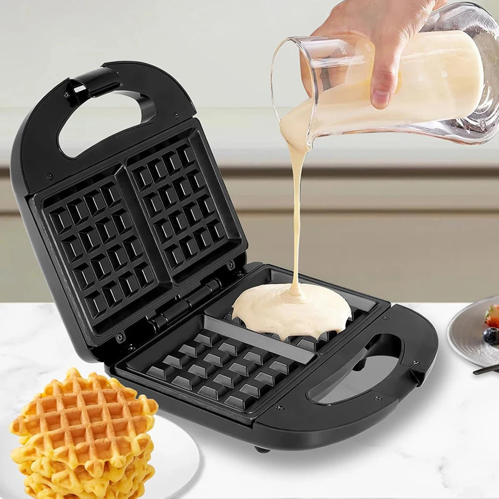 Waffle Maker Belgian Waffle Maker Portable Waffle Making Machine Non Stick Mini Waffle Maker Machine for Waffles Sandwiches