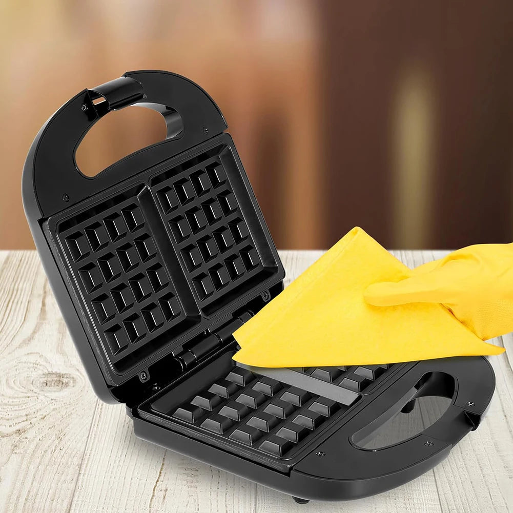 Waffle Maker Belgian Waffle Maker Portable Waffle Making Machine Non Stick Mini Waffle Maker Machine for Waffles Sandwiches